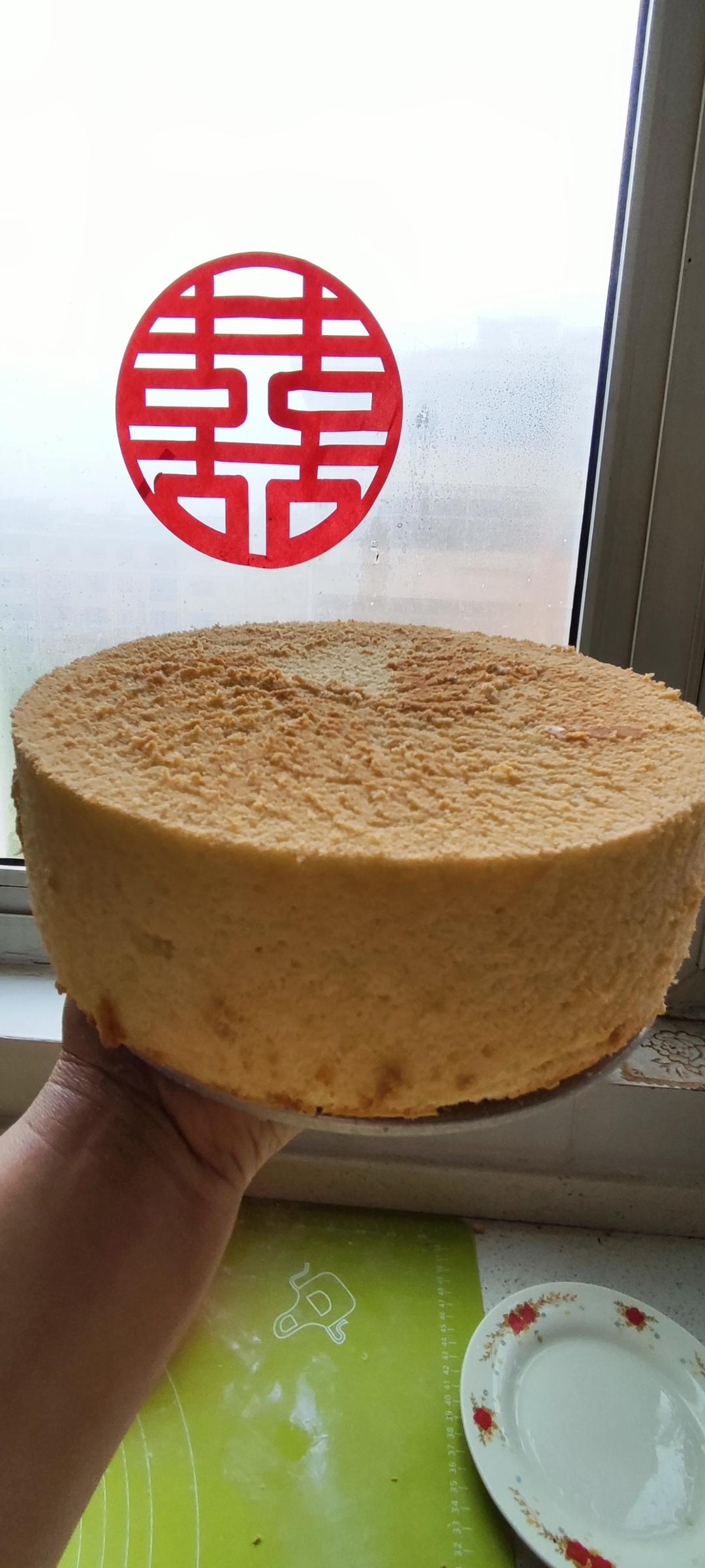 奶油草莓水果生日蛋糕（附戚风蛋糕 奶油打发教程）