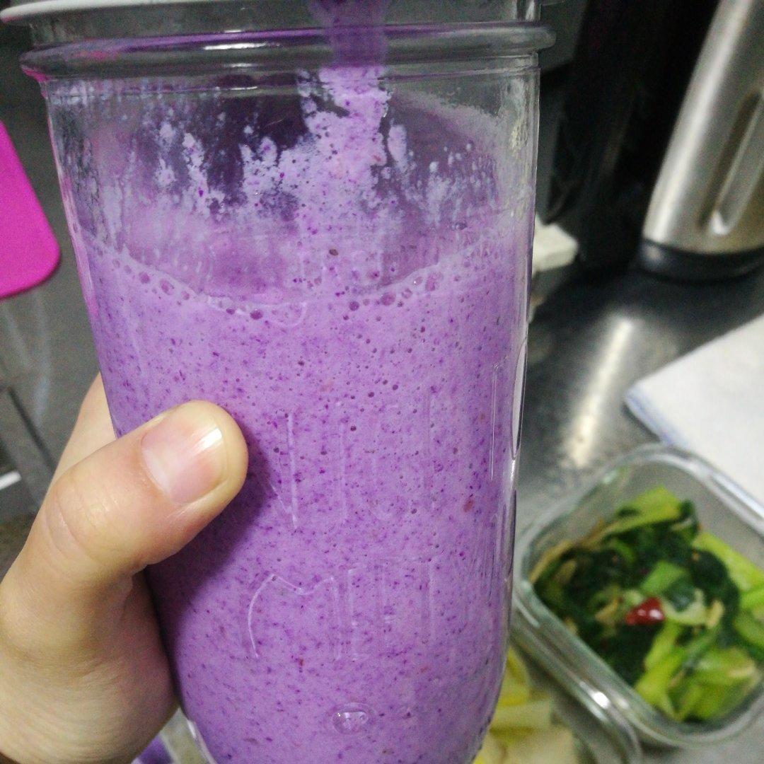 紫色综合蔬果昔-purple-紫甘蓝水梨汁