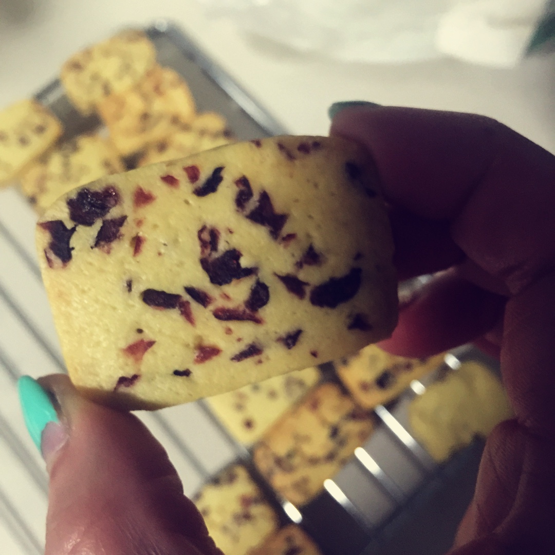 低糖少油版蔓越莓饼干