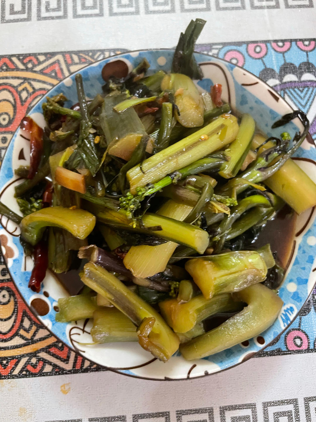 糖醋紫菜苔（贵州家常系列）