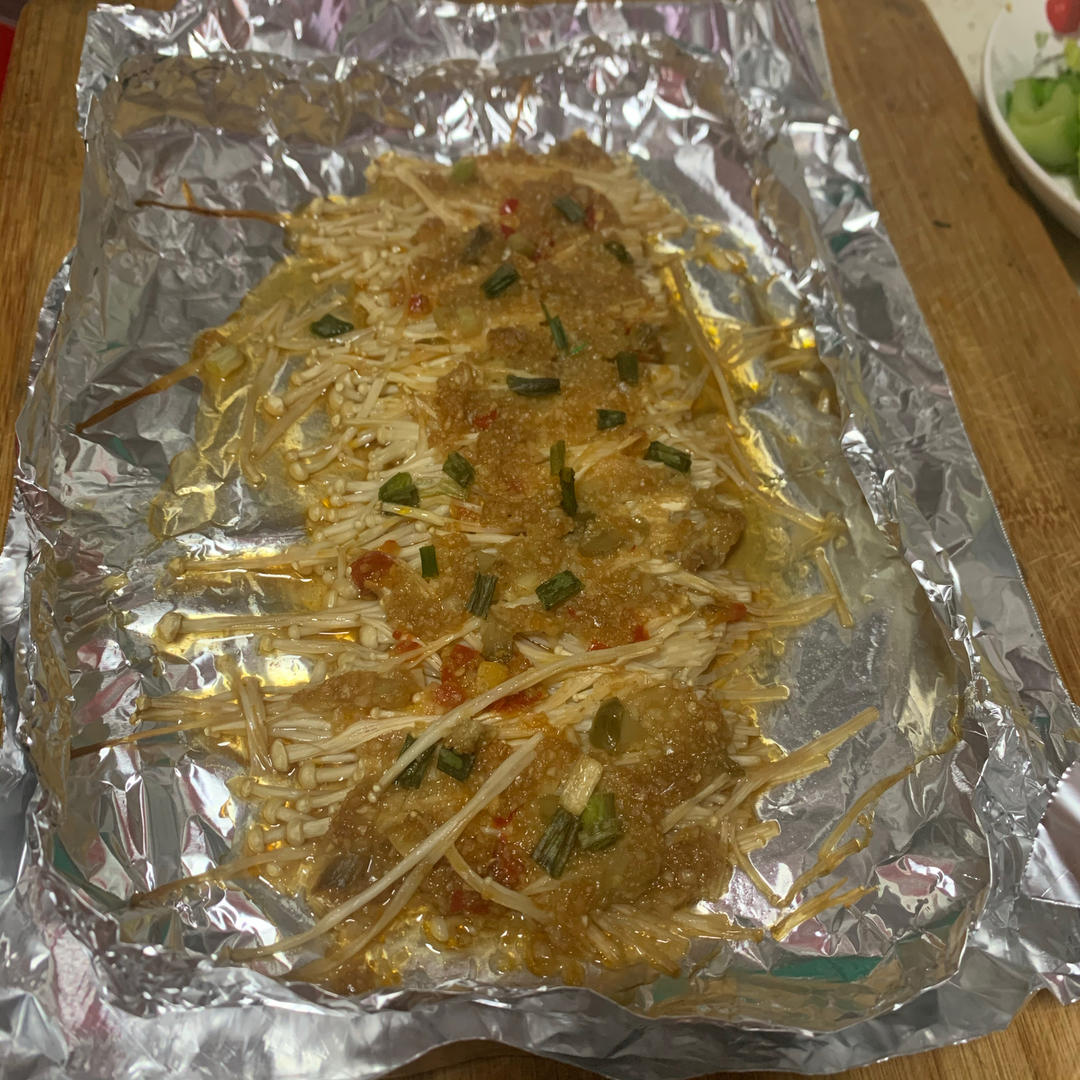 蒜蓉烤金针菇（烤箱版）