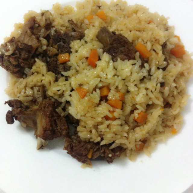 喷香排骨焖饭（爆好吃）