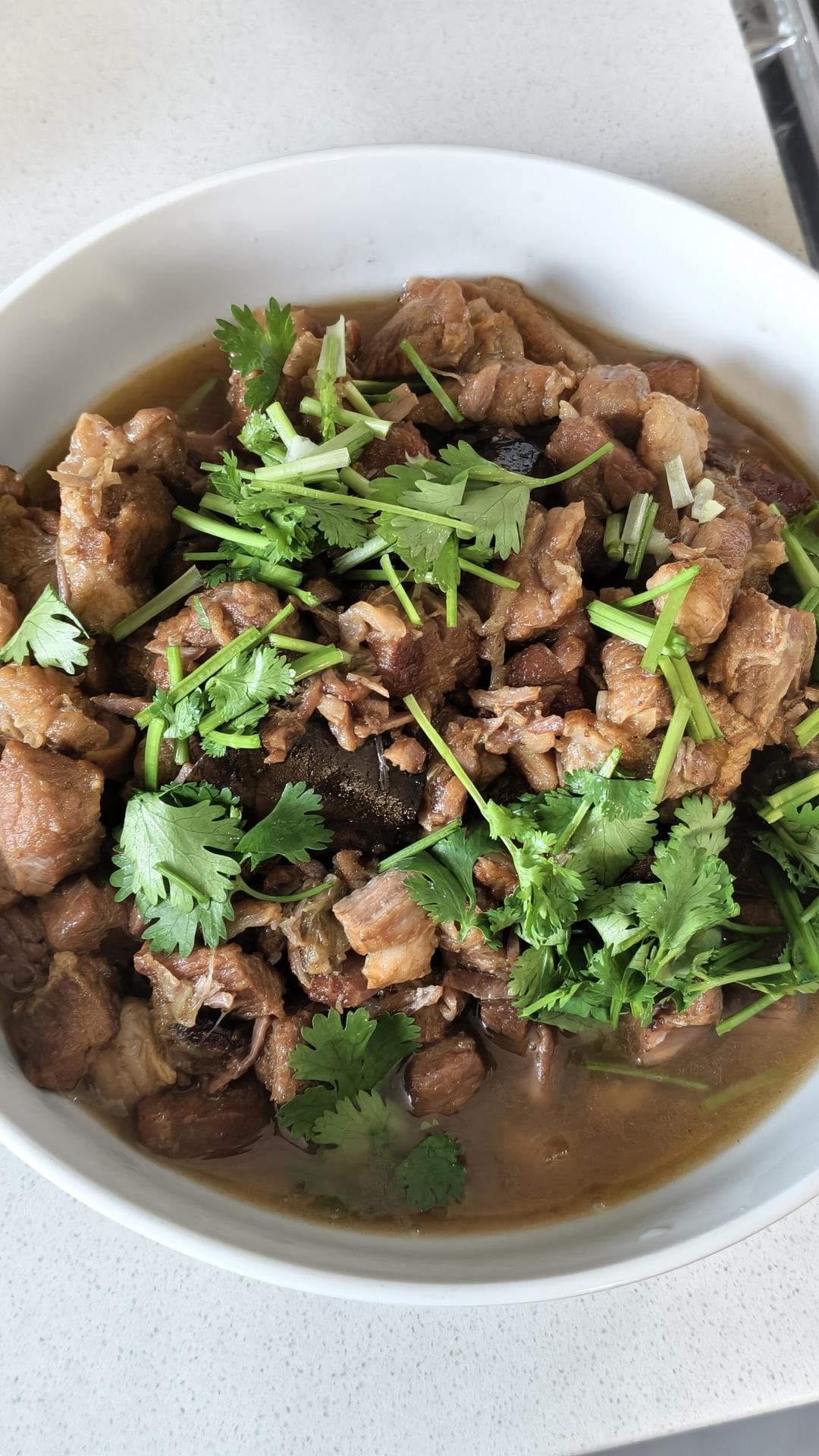 红烧羊腿肉