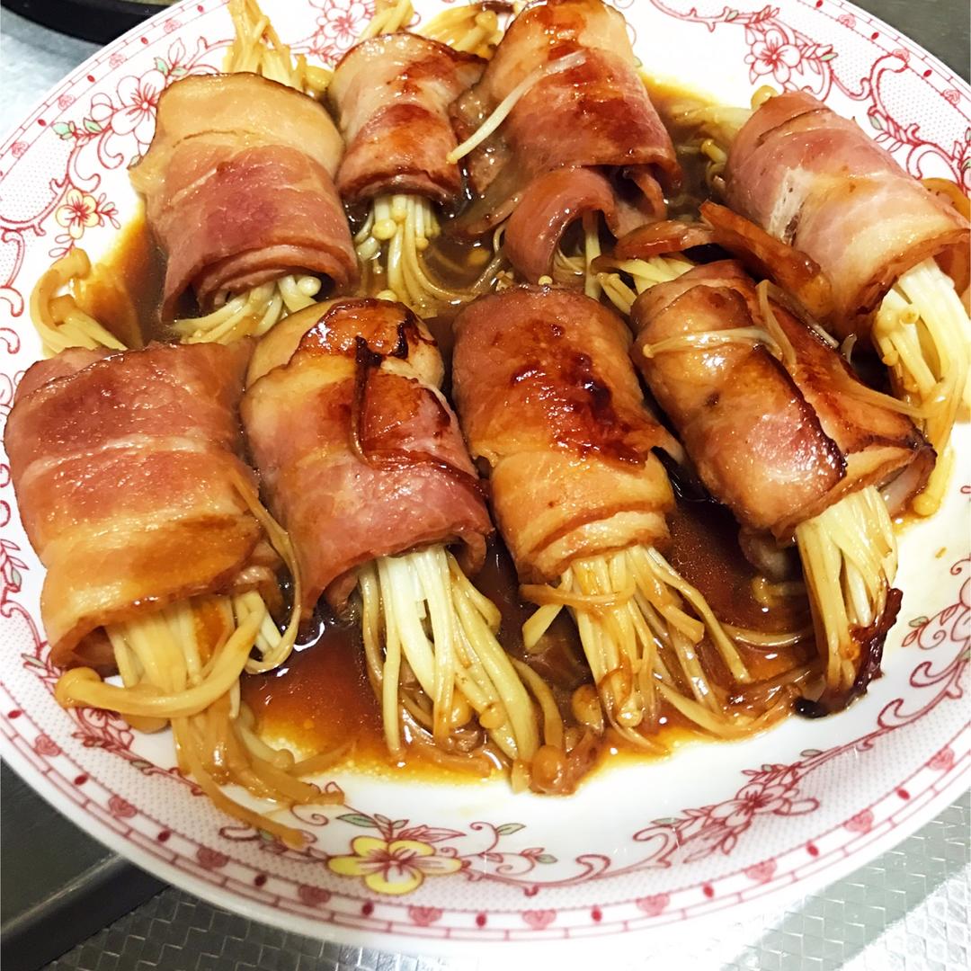金针菇培根卷