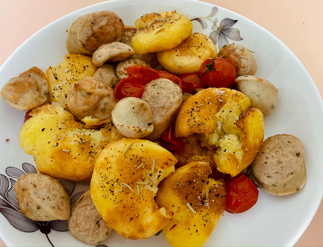 迷迭香椒盐烤脆皮土豆-北鼎食谱