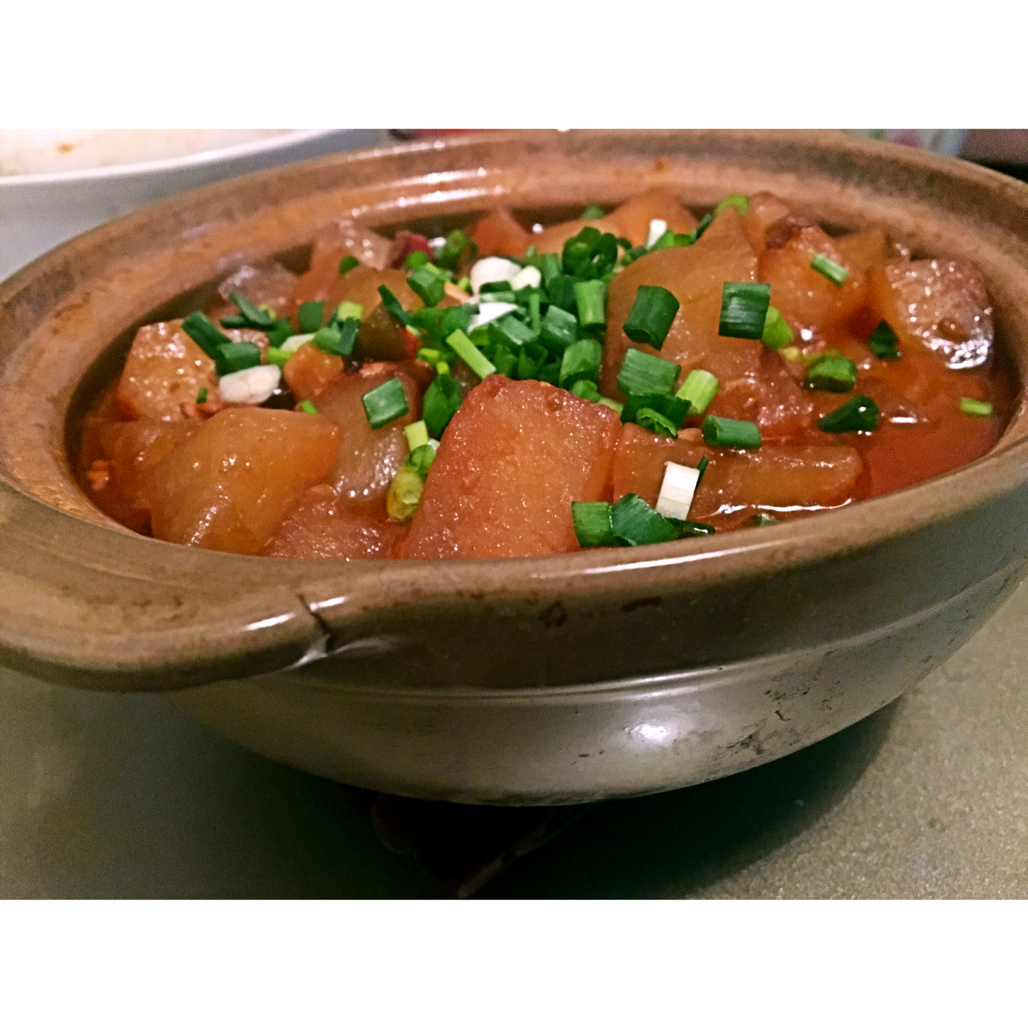 素红烧肉（红烧水萝卜）