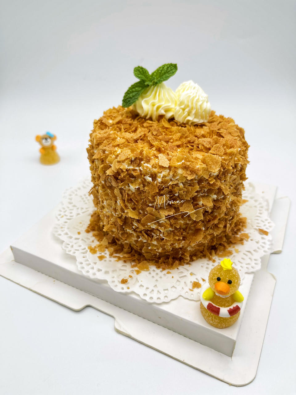 老式咸奶油杏仁蛋糕卷