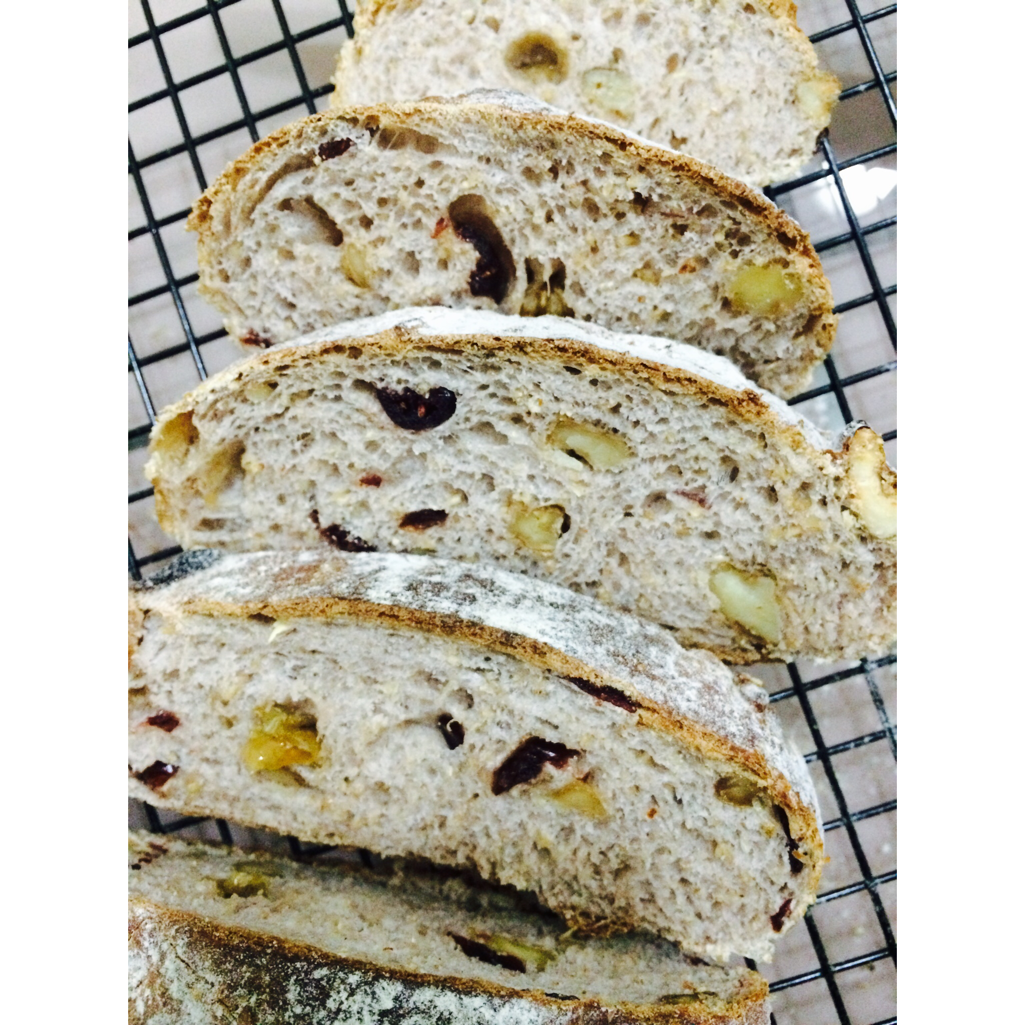 全麦核桃包～软欧包