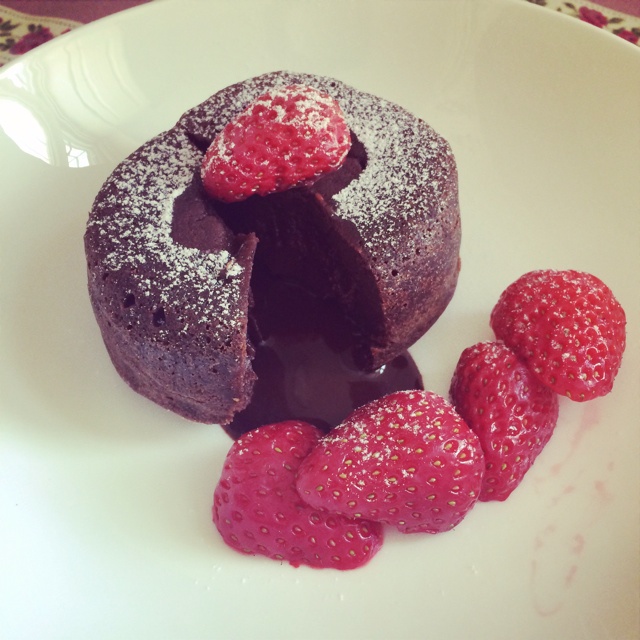 熔岩巧克力蛋糕