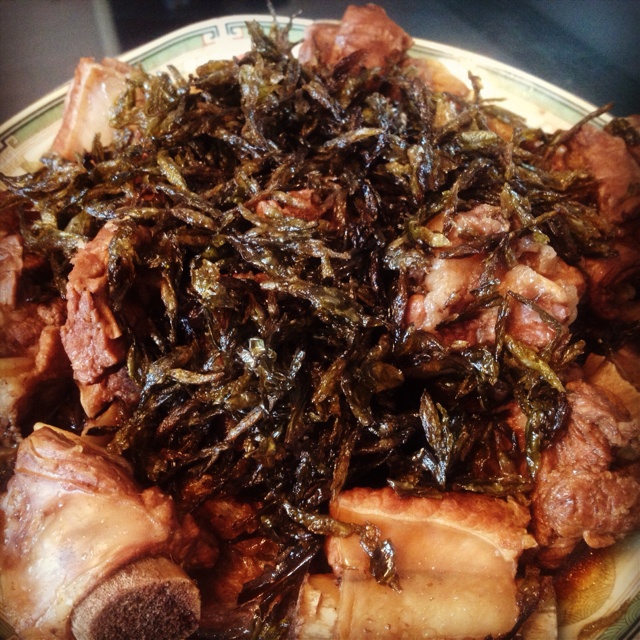绿茶香排骨