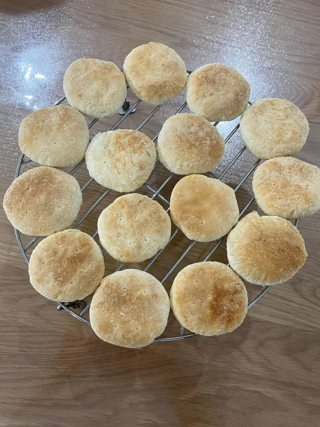 酥皮绿豆饼   酥得掉渣渣