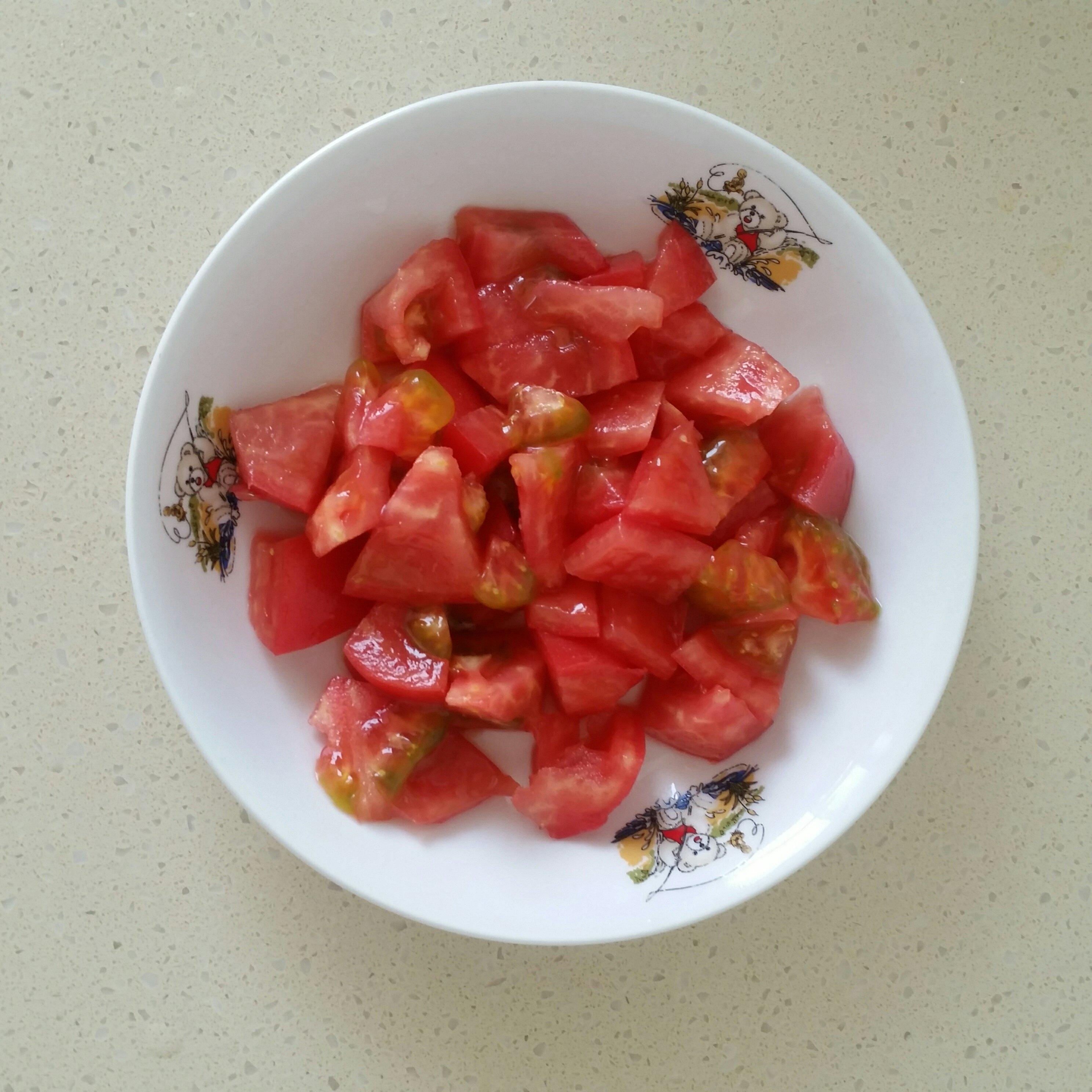 手擀西红柿鸡蛋打卤面的做法 步骤16