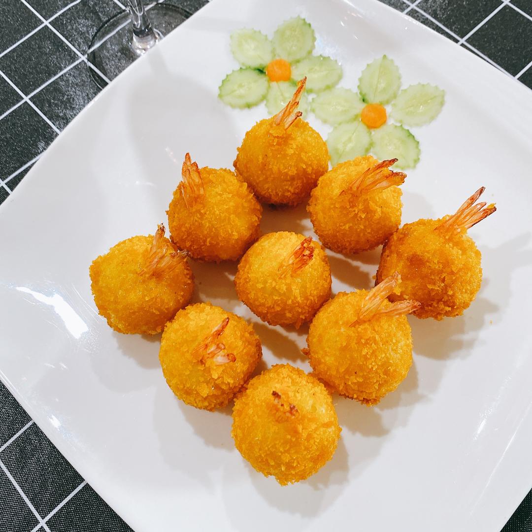 土豆虾球的做法