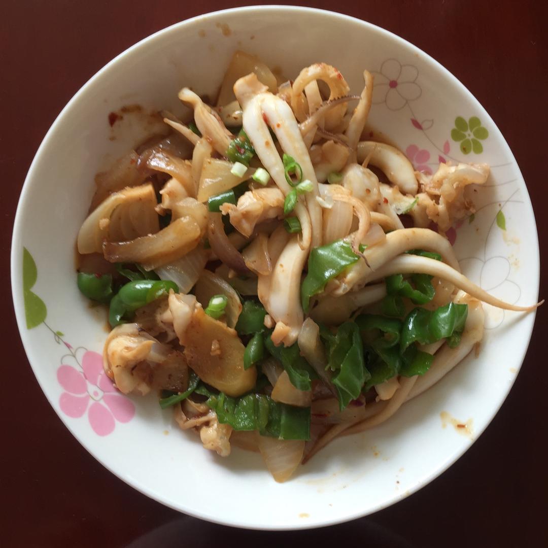 最好吃的酱爆鱿鱼圈