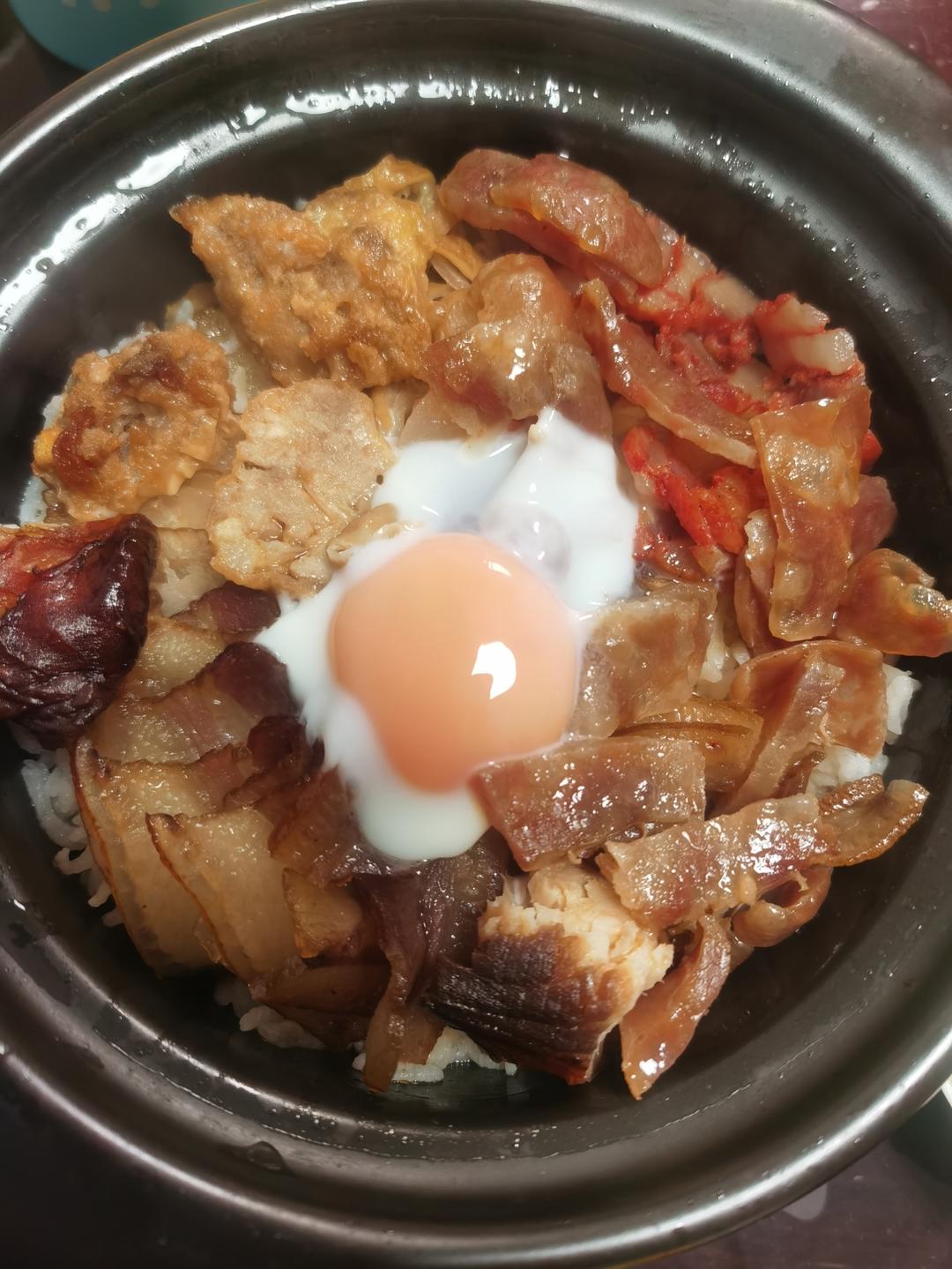 腊味煲仔饭的做法