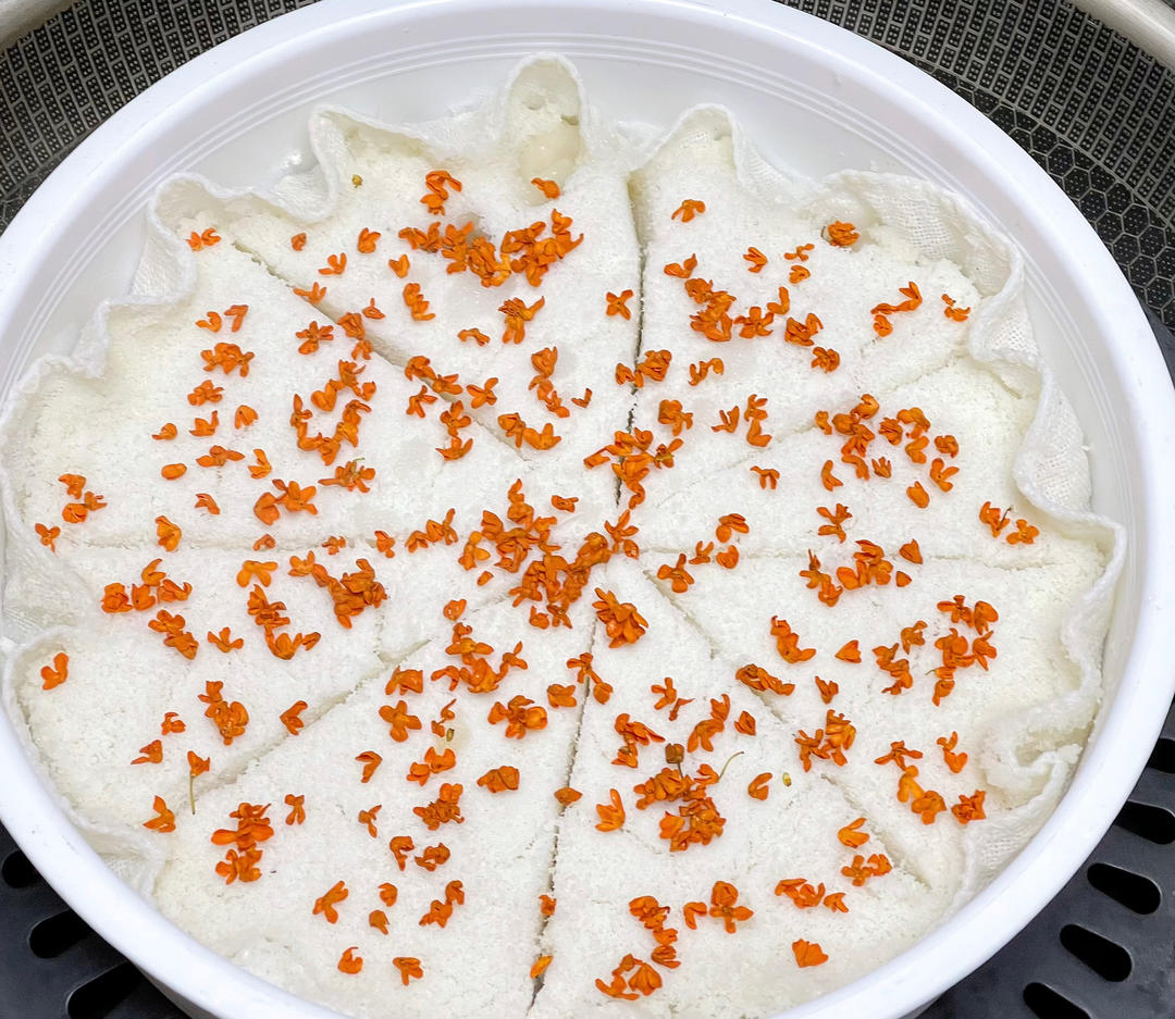 桂花糕 松糕 半小时搞定毫无难度