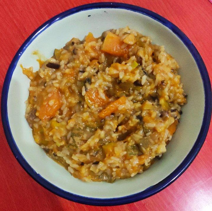 美味到不行的南瓜饭