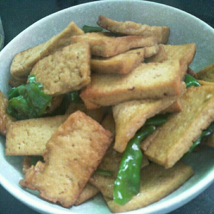 青椒炒豆腐