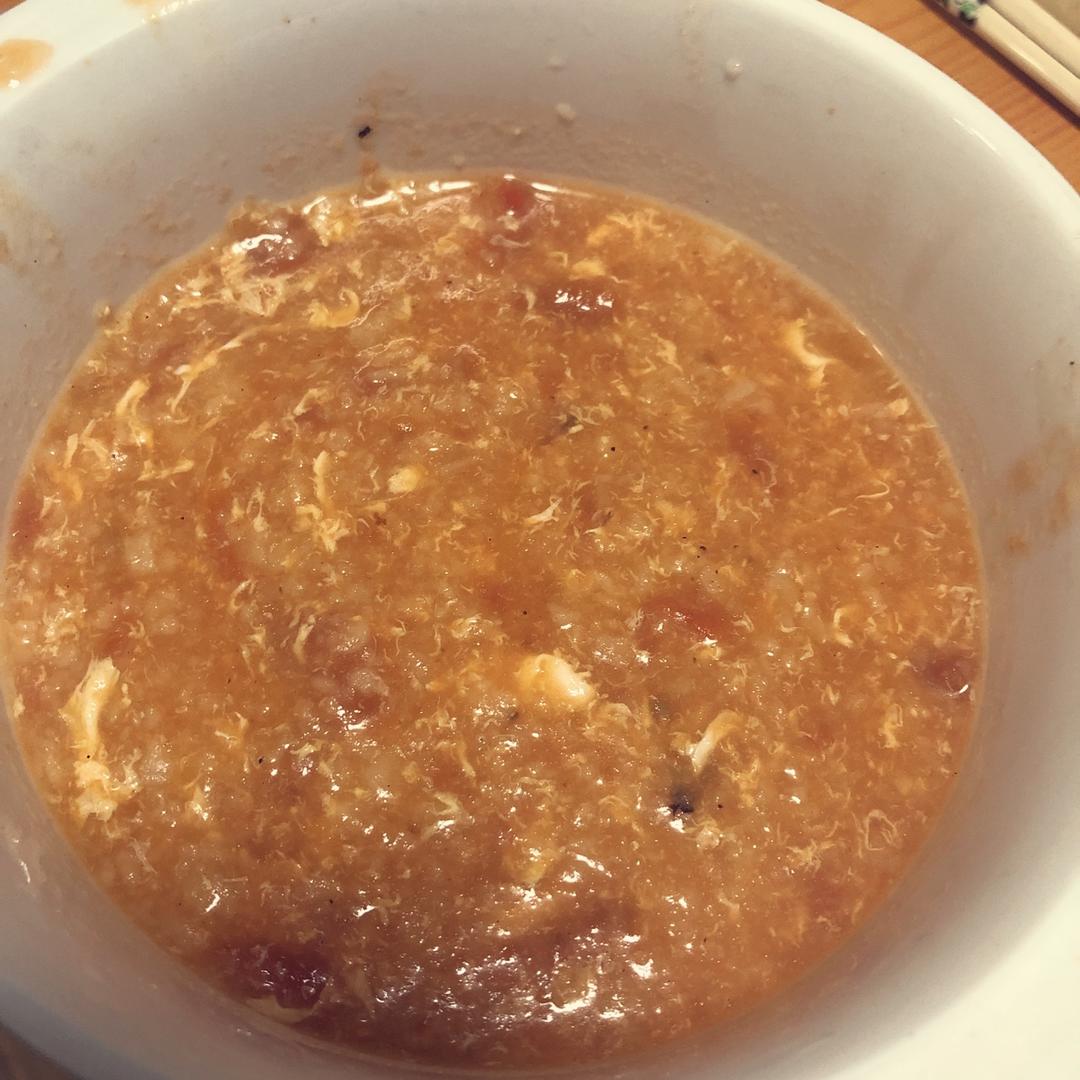 西红柿鸡蛋疙瘩汤