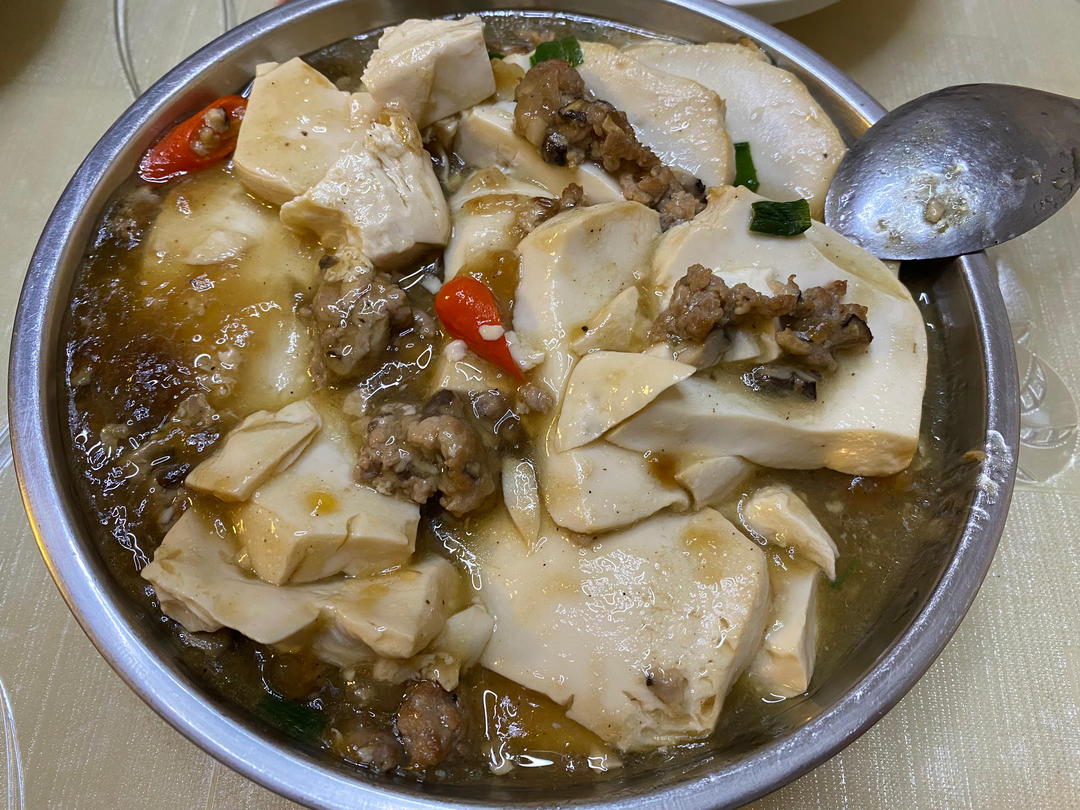 肉末嫩豆腐｜嫩滑口感爽口！这道快手菜超级下饭！！（减脂少油版）