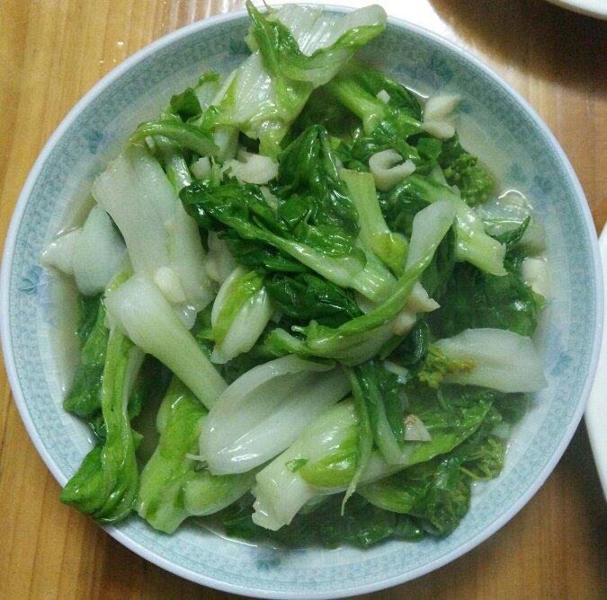 蒜蓉小白菜心