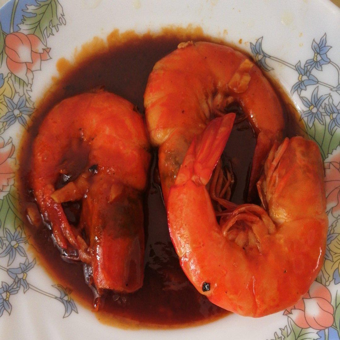 十分钟做好吃的红烧大虾