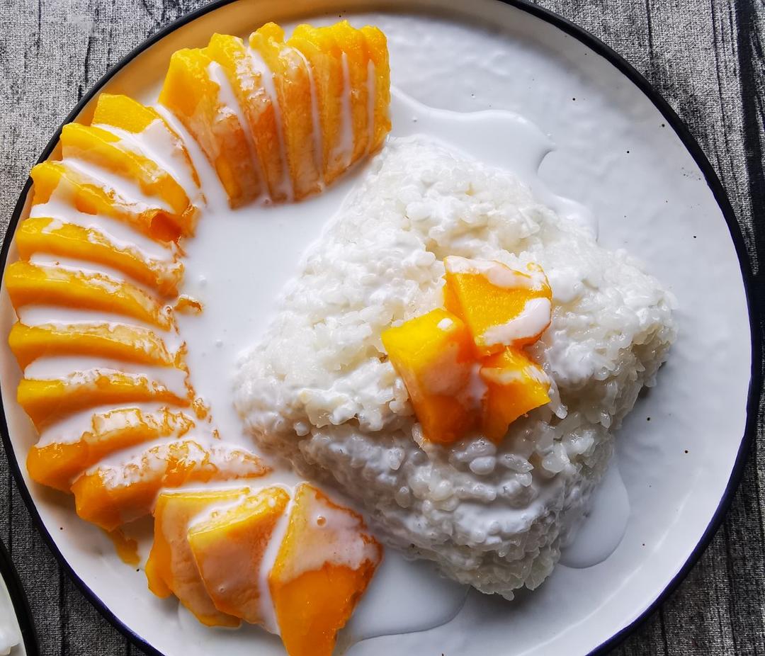 蜕变_w2gb做的12  泰式芒果糯米饭,吃不腻的糯香软,满满夏天的味道!