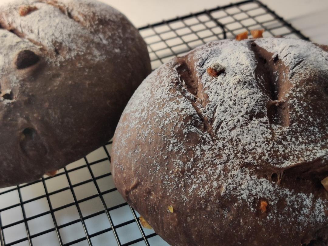 巧克力软欧包(无糖)