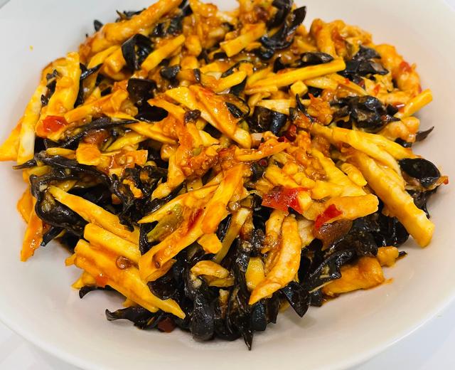 没有胡萝卜的鱼香肉丝的做法