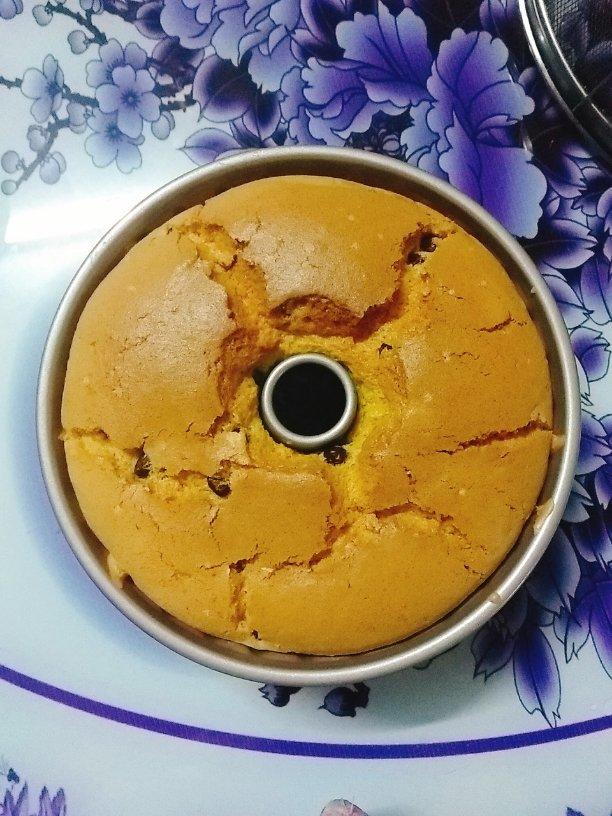 南瓜蜜豆戚风