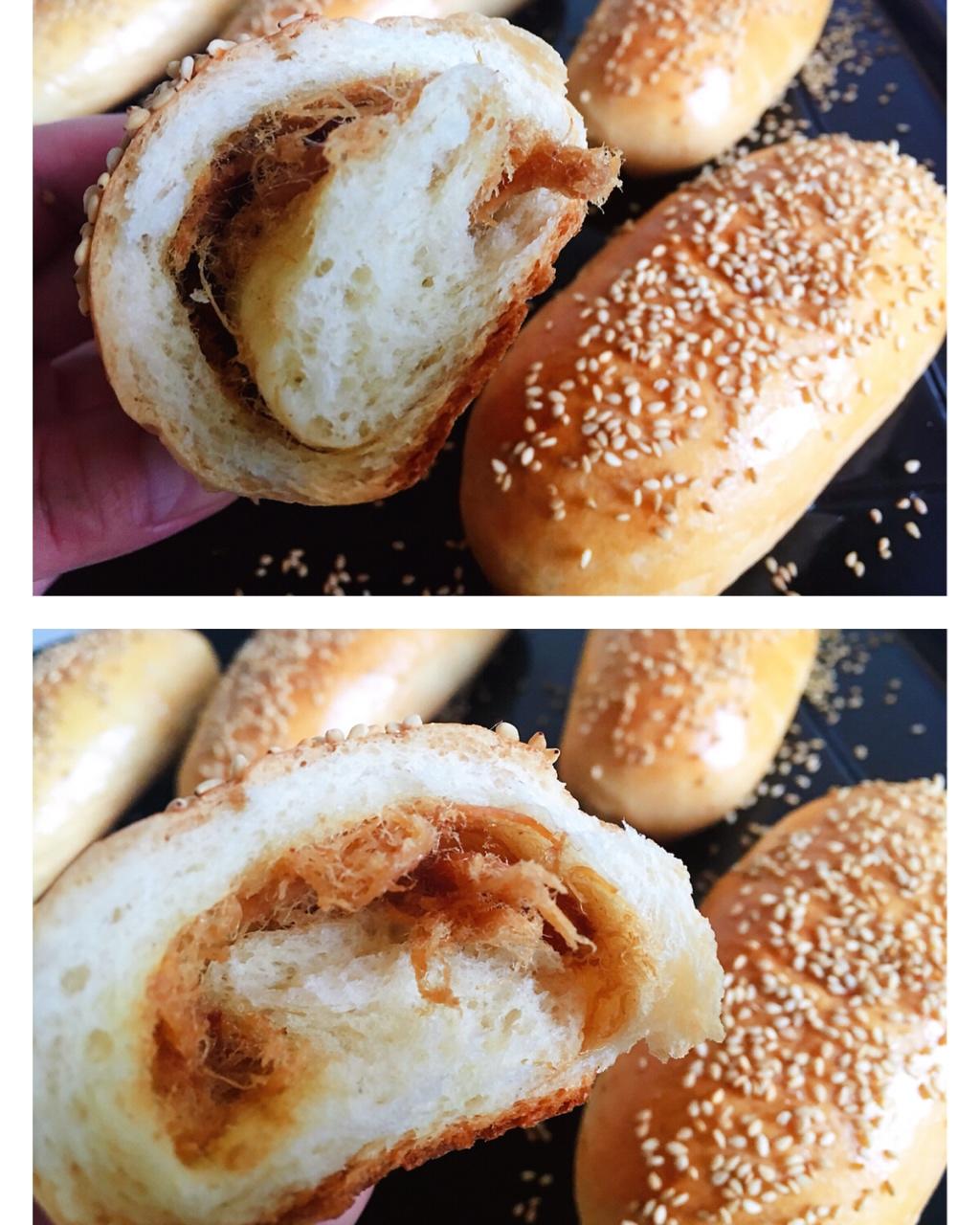 超好吃的肉松面包