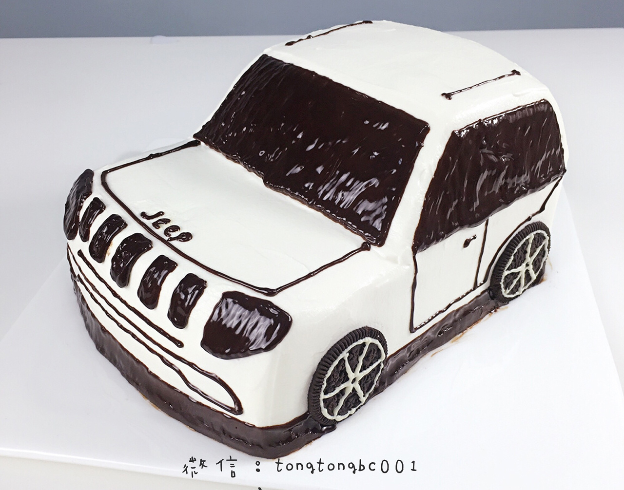 最潮的Jeep car cake汽车蛋糕的做法