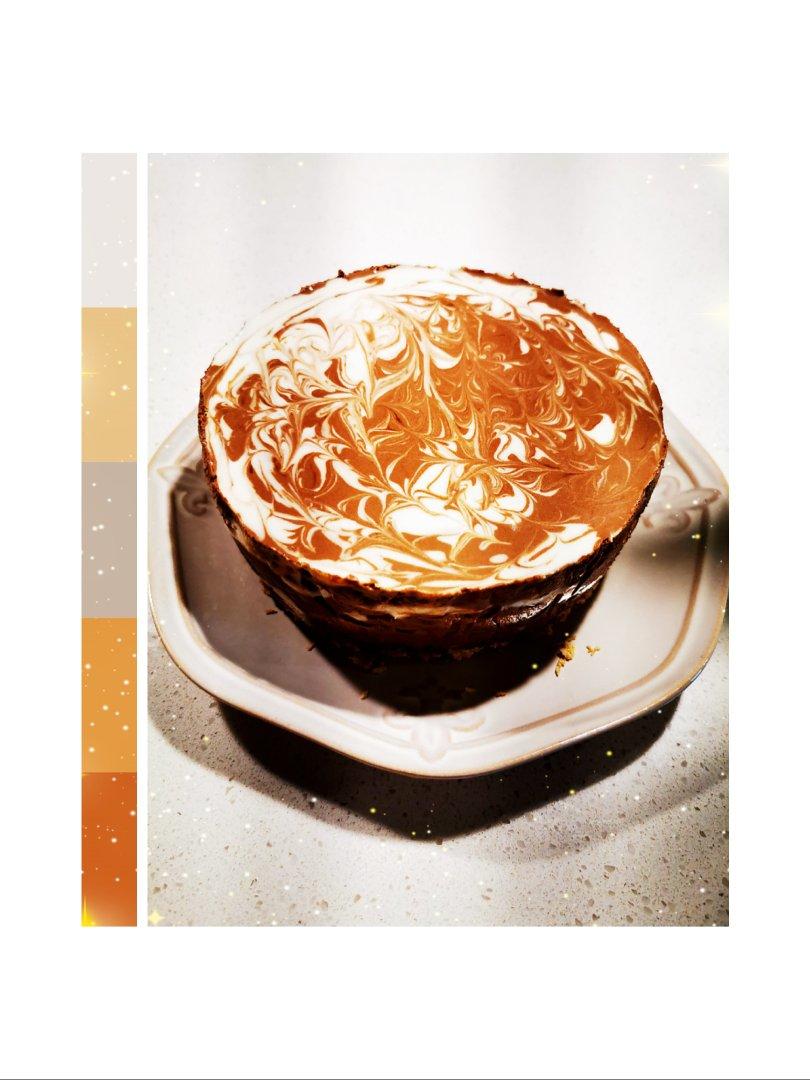 摩卡大理石冻芝士蛋糕