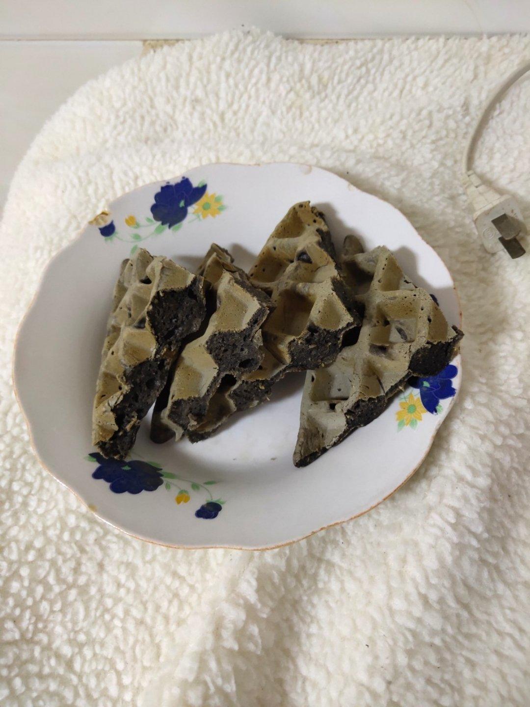 黑芝麻酱松饼🥞