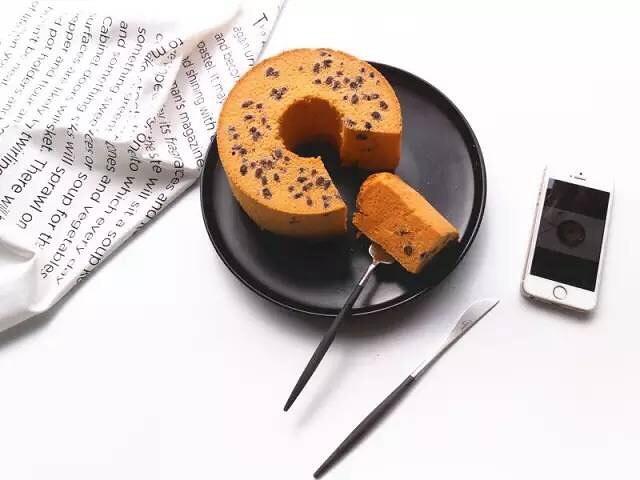 黄金蜜豆戚风蛋糕的做法