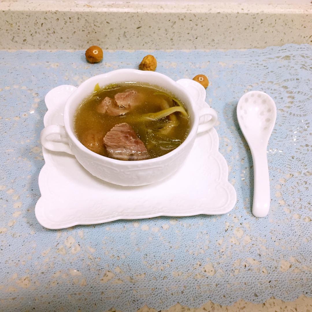 霸王花无花果煲猪腱肉汤