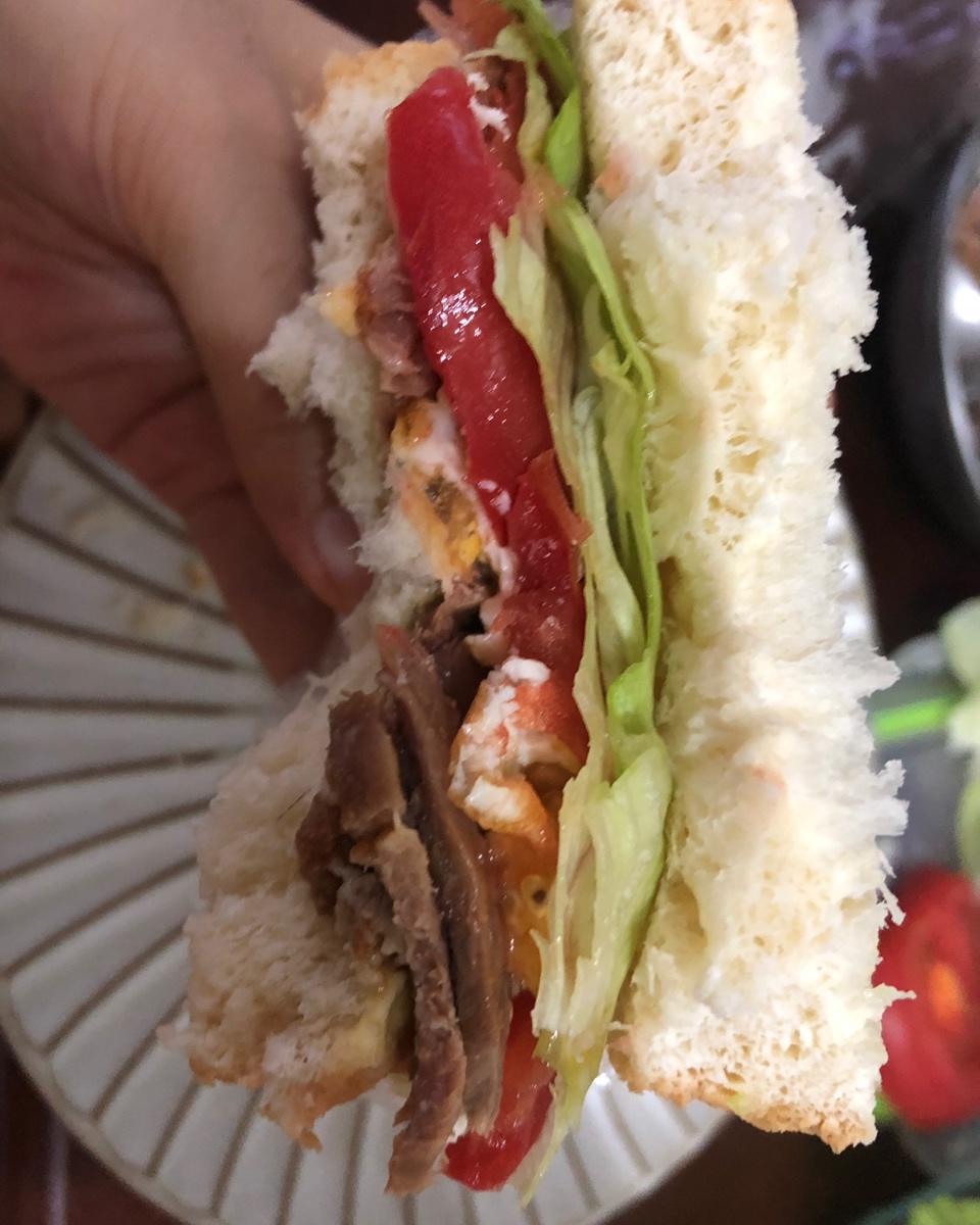 超厚超满足的沼三明治