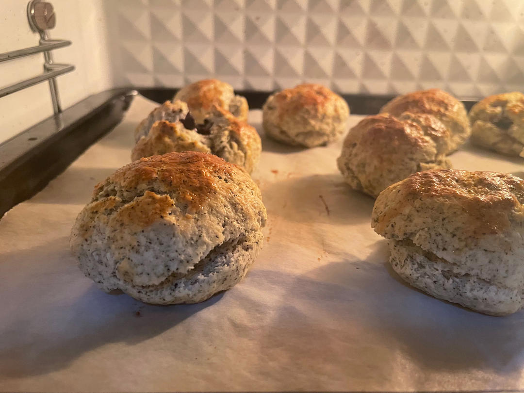 日式黑巧伯爵茶司康