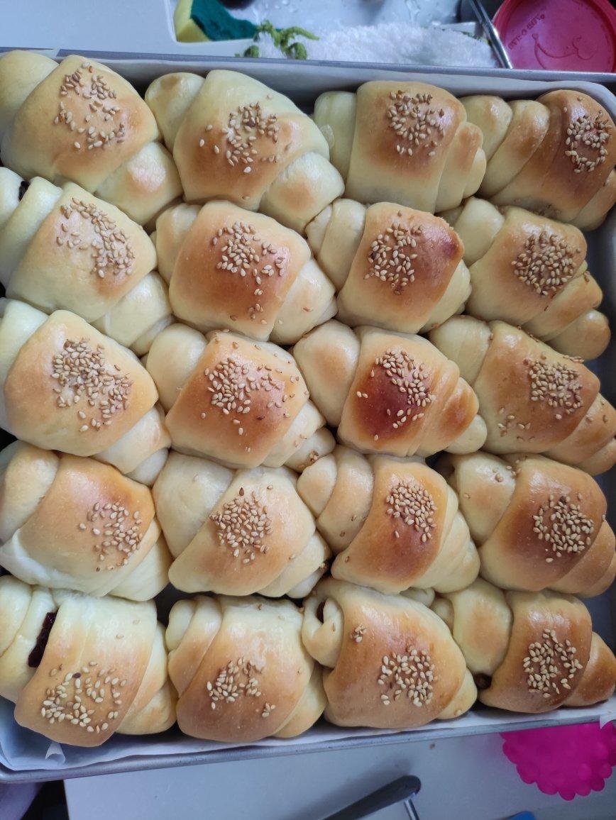 牛奶面包卷（直接法）