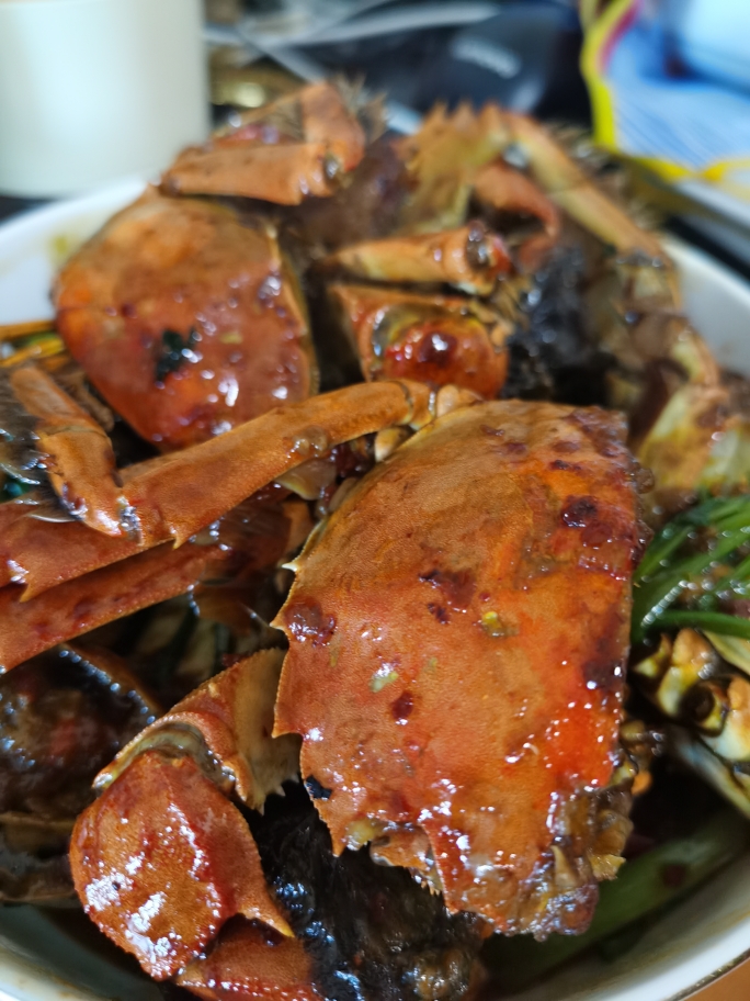 香辣蟹，现在也是吃大闸蟹的好时候，好吃😊的做法