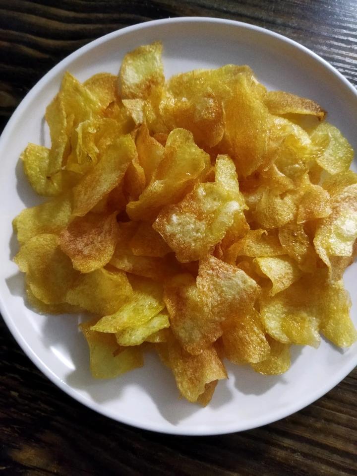 自制炸薯片，学会以后再也没买过薯片