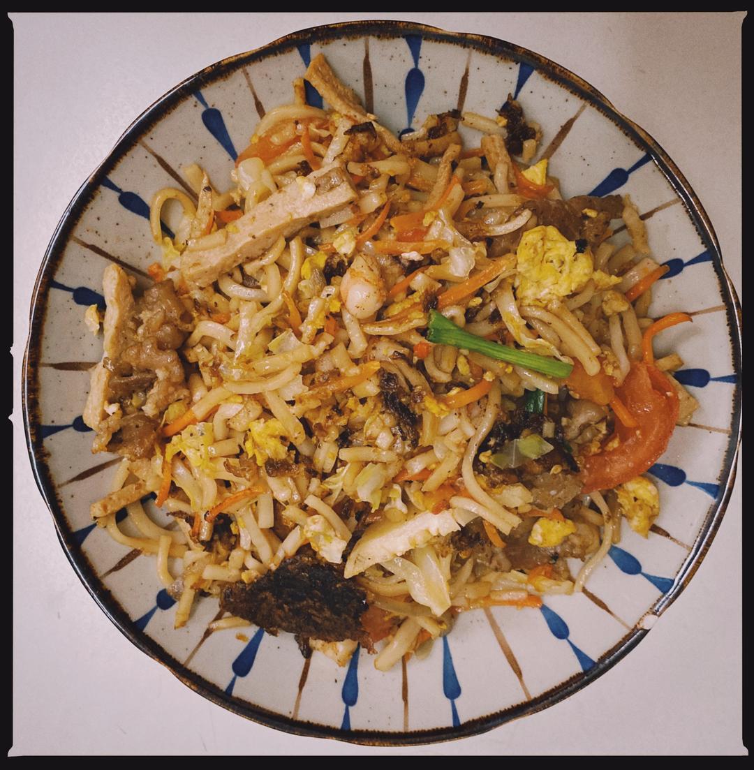 潮式炒粿条+香水柠檬伏特加