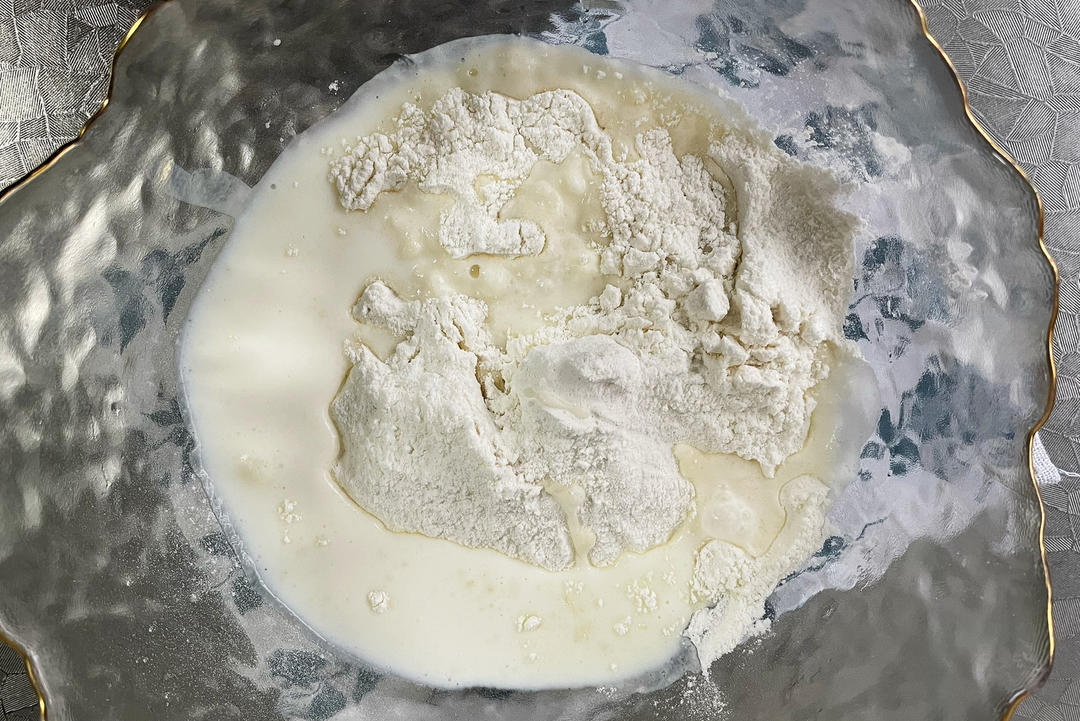 纯奶手撕吐司的做法 步骤1