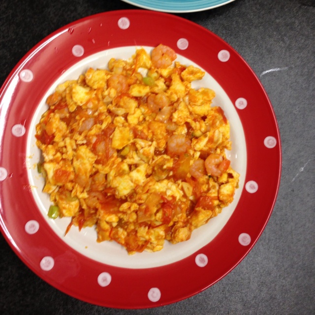 五分钟的番茄虾