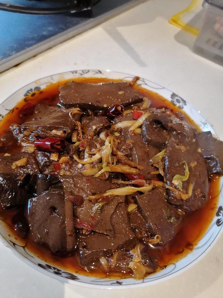麻辣鸭血