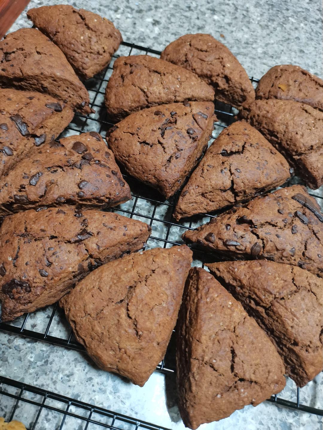 免揉面免打发❗️超浓郁巧克力司康❗️一次成功
