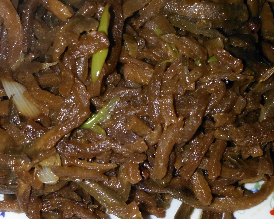 炒干萝卜条