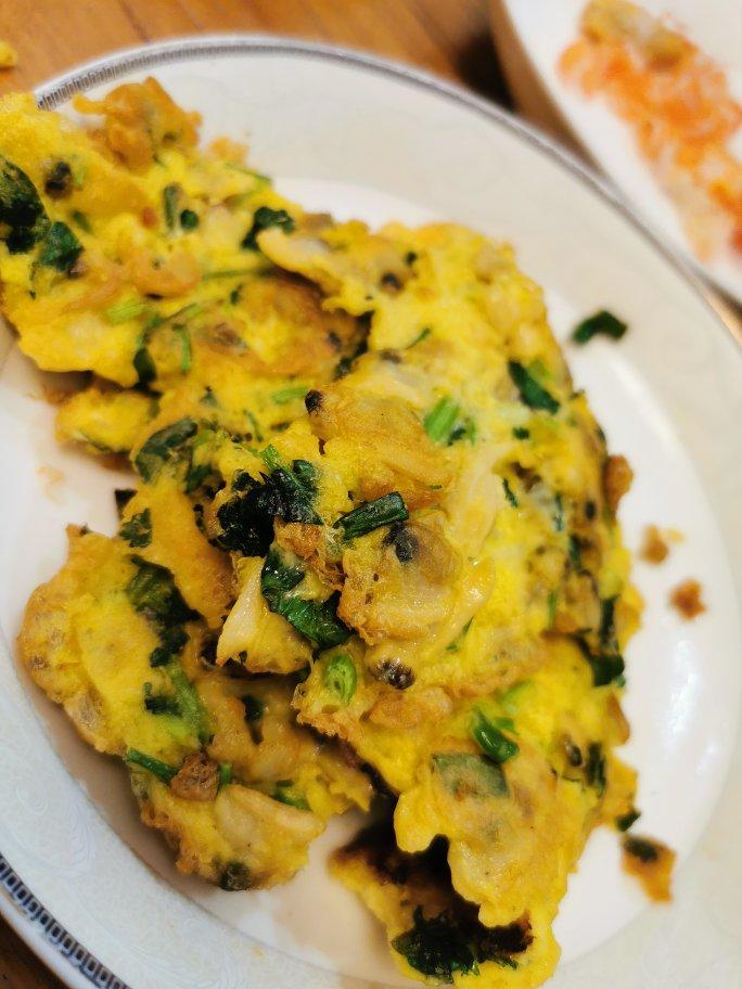 争取天天做饭做的蚝烙蚵仔煎