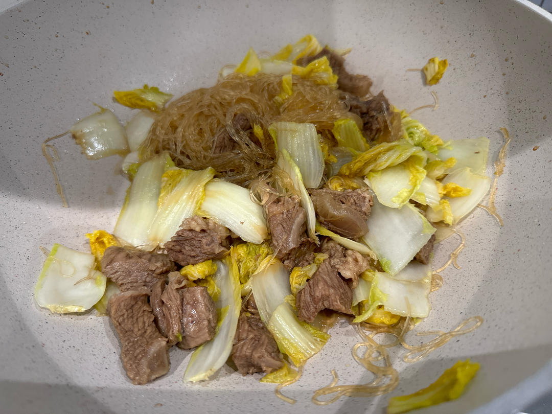 白菜牛肉粉丝