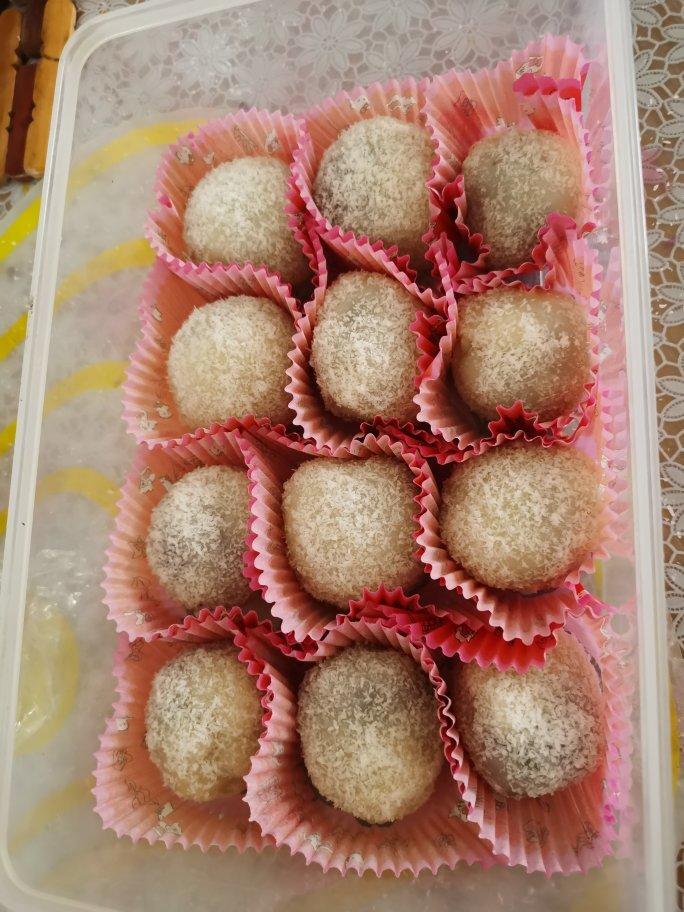 放几天都不硬的红豆椰奶香糯米糍